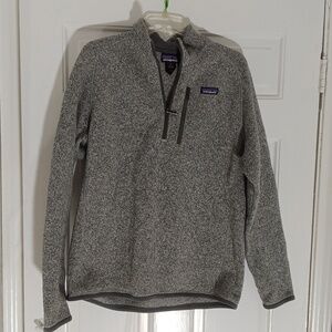 Patagonia Men's Zip-Up Sweater in Gray
